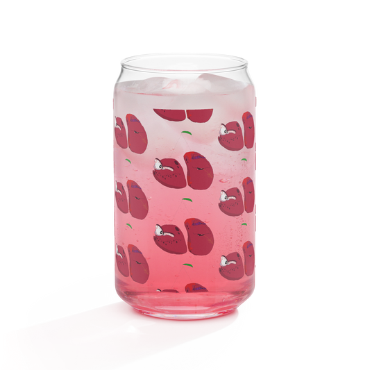 Hillbilly Wild Fruit - Cherry Can-Shaped Glass